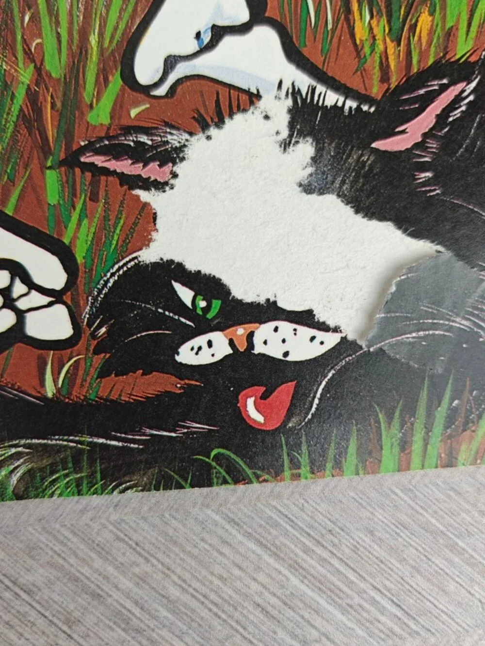 Vintage Halloween Die-Cut Lot Of 3 Double-Sided Party Time Mfg 1987 Witch